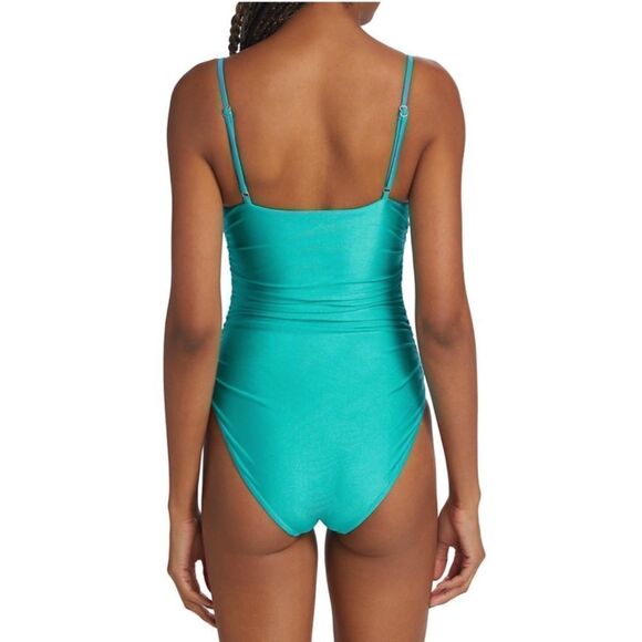 NEW SIMKHAI Laine Bustier One-Piece Swimsuit - Picture 2 of 10